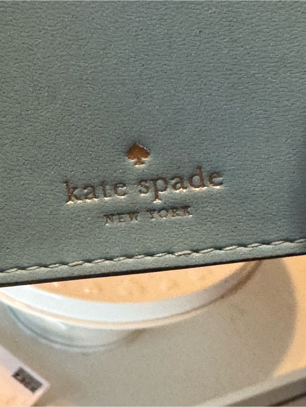 kate spade Two-Tone Leather Wallet EUC and a 3 pack of fashion Earrings NWT - Picture 8 of 13